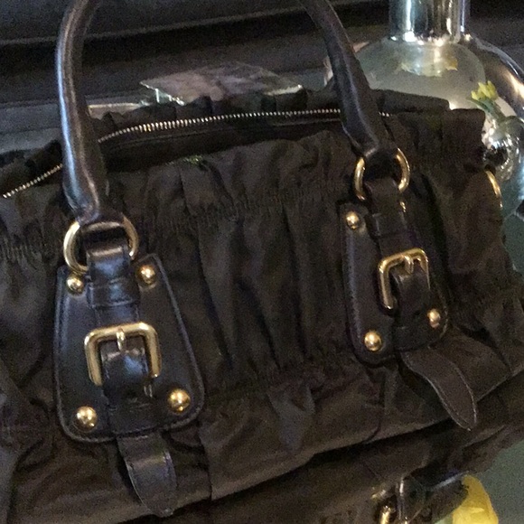 Prada Brown Nylon Tote - Picture 3 of 5